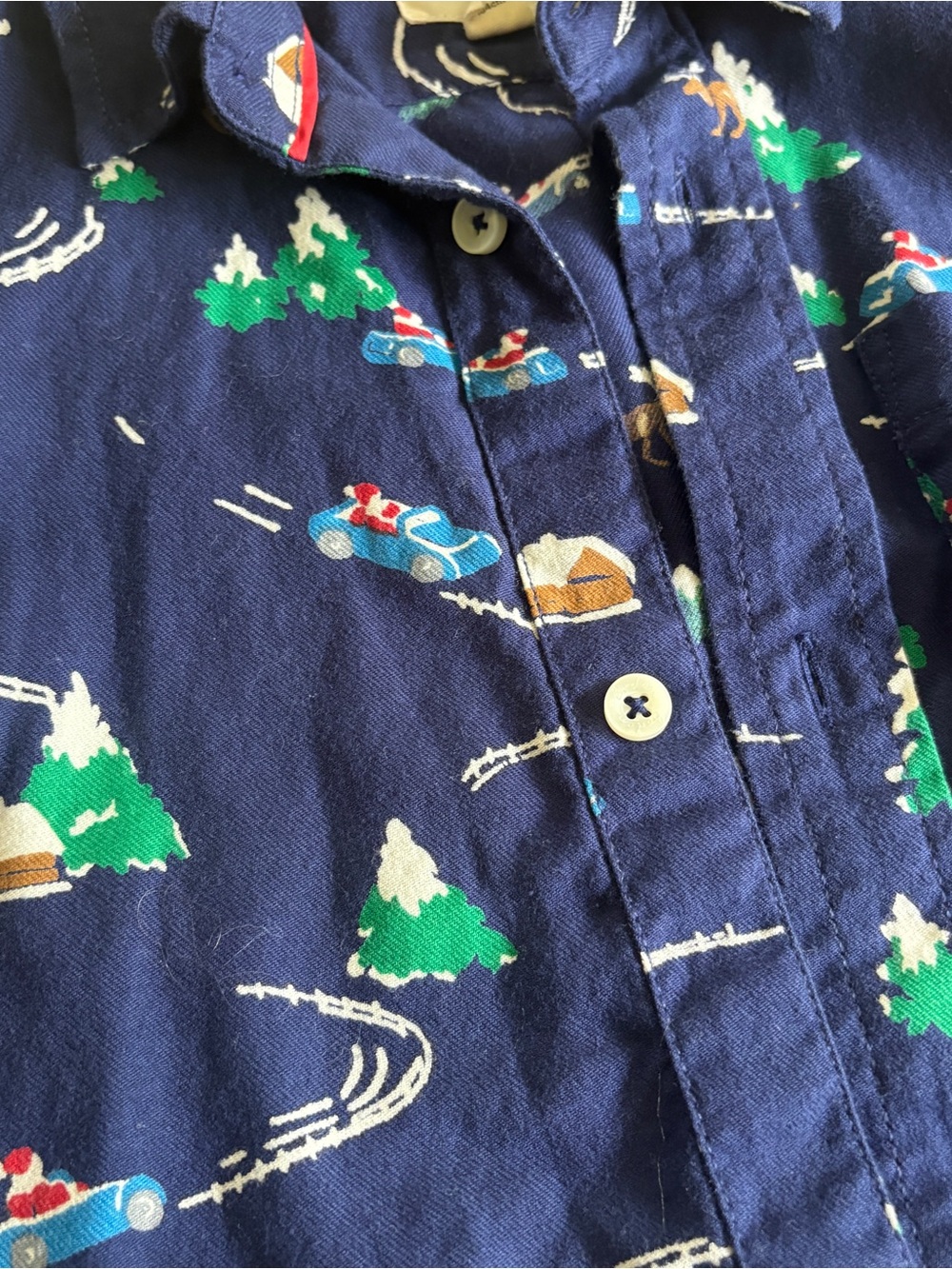 Mini boden winter Button down 8/9 - Picture 3 of 3